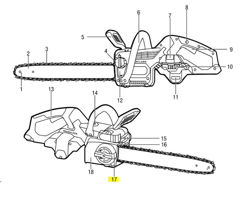 How to sharpen your cordless chainsaw Ego Power+